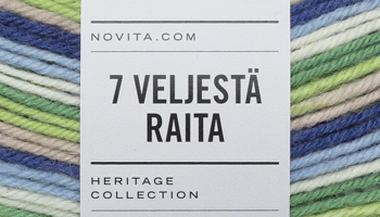 Novita 7 Veljestä Raita langat