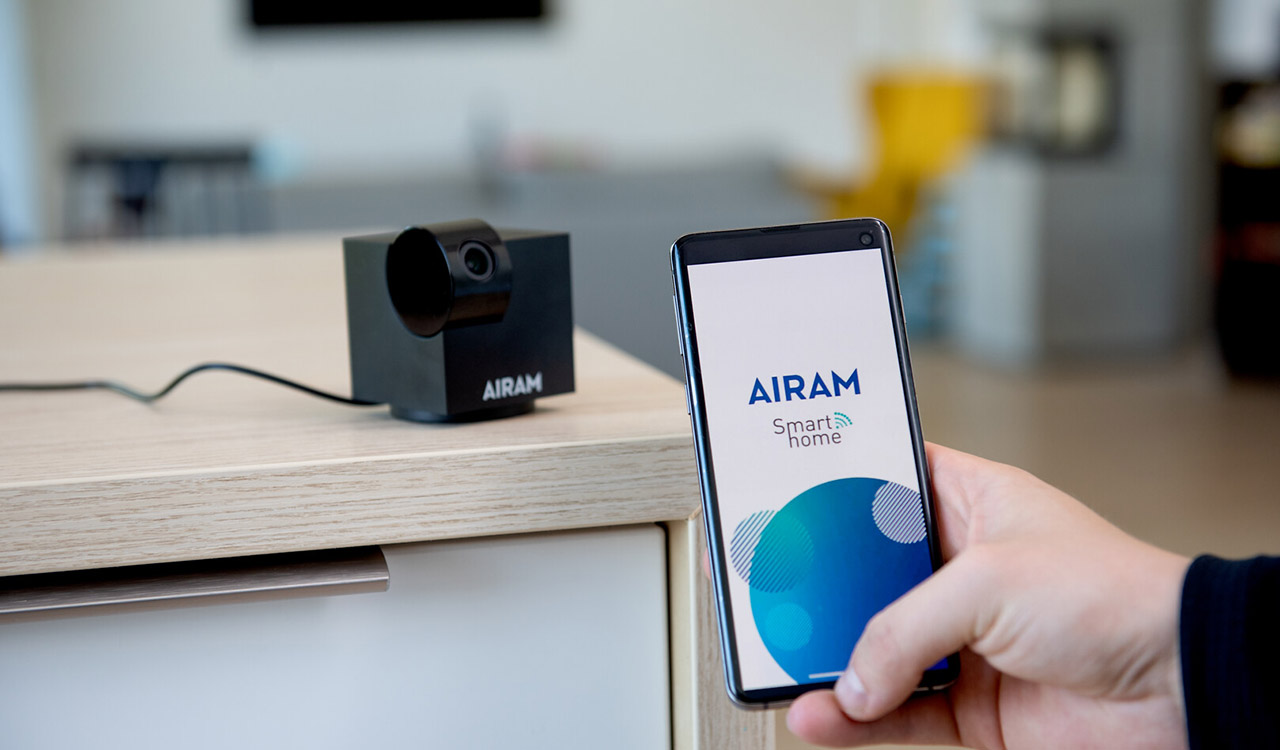 Airam SmartHome kameran ohjaus puhelimella