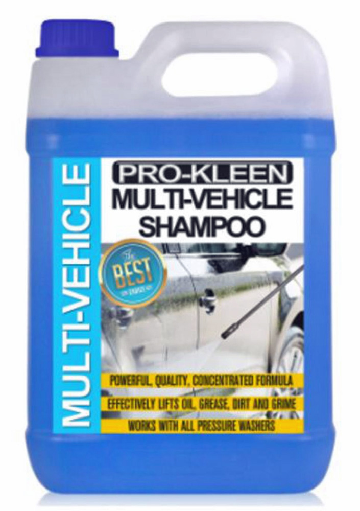 PROKLEEN MULTIVEHICLE SHAMPOO 5L LIAN, ÖLJYN, RASVAN JA NOEN POISTAJA