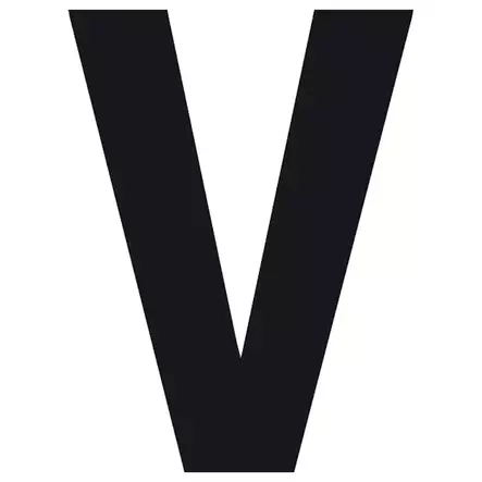 10 x Pisla kirjaintarra v musta 8cm - Talonumerot ja -kirjaimet - 6414676008828R10 - 1