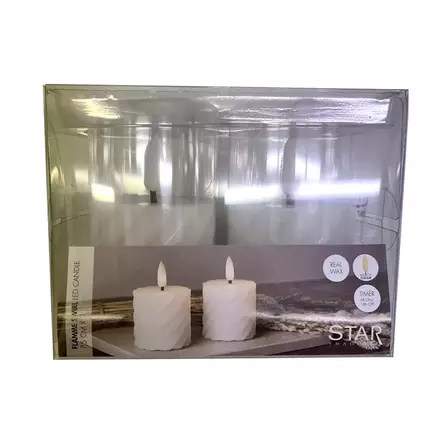 3D LED Twister lyhty vahakynttilä ajasti - LED-kynttilät - 6438506003340 - 1