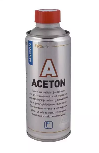 ASETONI 450ML MASTON - Liuottimet ja ohenteet - 6412496050010 - 2