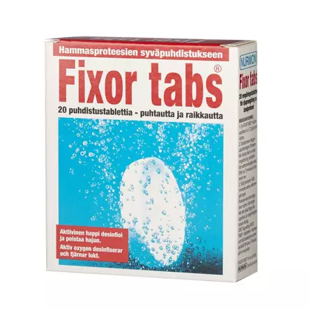 HAMM.PROT.PUHD.AINE 20TAB - Hammasproteesiaineet - 6415801249000 - 1