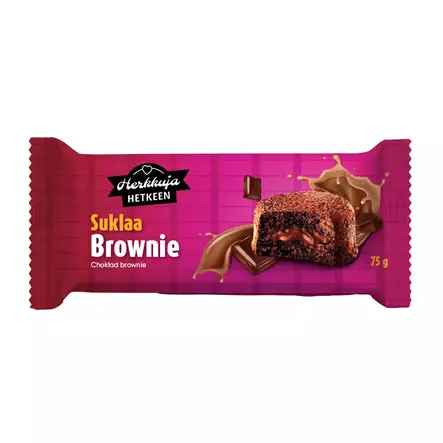 Herkkuja hetkeen suklaabrownie 75g - Leivät, keksit ja leivonnaiset - 6430024440850 - 1
