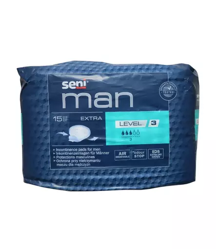 Virtsankarkailusuoja level 3 miehille 15kpl - Inkontinenssisuojat ja aikuisten vaipat - 5900516801670 - 1