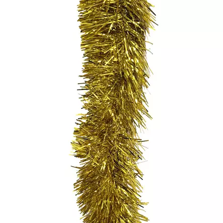 JOULUNAUHA 7,5 cm x 2 m kulta - Kuusenpunokset ja latvatähdet - 6438159073820 - 2