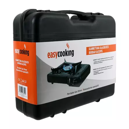 Kaasuliesi 1,8kW musta - Retkiruokailu ja astiat - 6418536033500 - 2