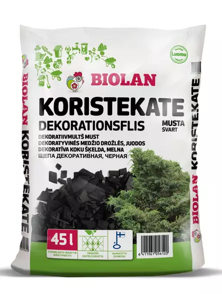 KORISTEKATE 45 L Musta - Kuorikatteet ja koristekatteet - 6411961056120 - 1
