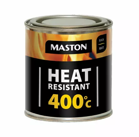 KUUMAKESTO 400C MUSTA MASTON 250ML - Ulkomaalit - 6412496048000 - 1
