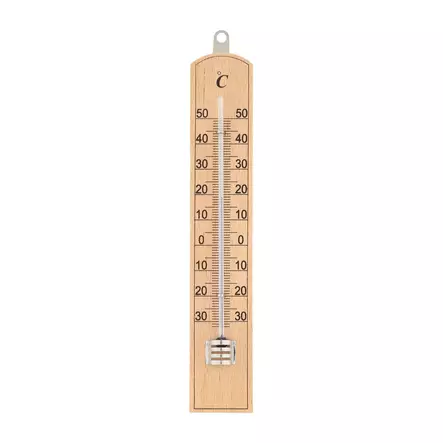 Lämpömittari 20cm pyökki - Lämpömittarit ja sääasemat - 6410416333670 - 1