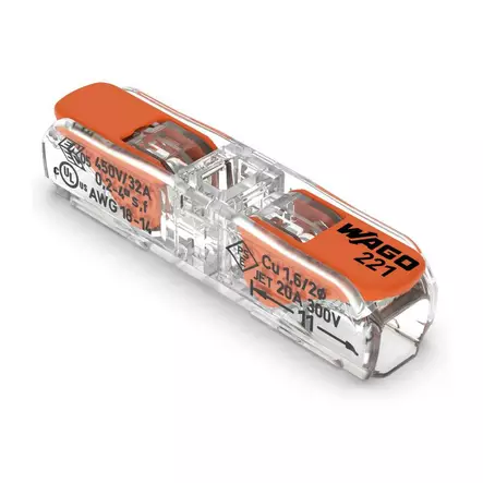 VIPULIITIN WAGO 1 OS 10KPL - Asennustarvikkeet, rasiat ja sulakkeet - 4066966222210 - 2