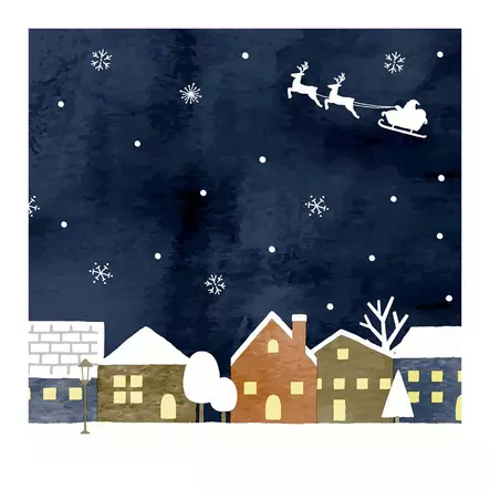 Duni lautasliina Magic Night 24cm - Kahviliinat 24x24 - 7321011994380 - 1