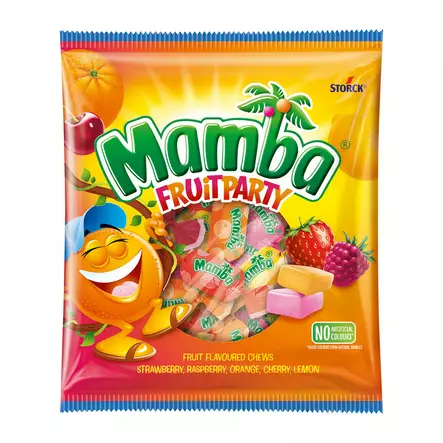 Mamba Fruit party makeispussi 140G - Makeiset ja naposteltavat - 4014400933390 - 1