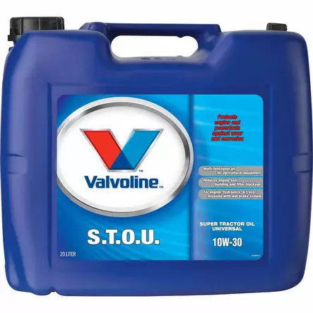 Monikäyttö-öljy 10W-30 20L S.T.O.U. Valvoline - Hydrauliikkaöljyt - 8710941170060 - 1