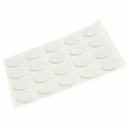 PEITETARRA 13MM VALKOINEN Muovi HABO - Huopatassuja kalustesuojat - 7317900172120 - 1