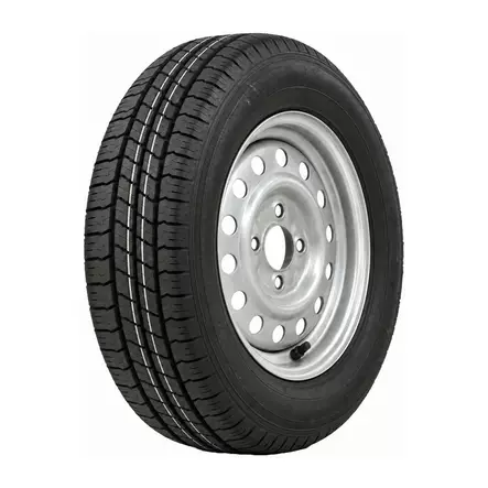 Peräkärryn vanne + rengas M+S 155R13 - Asuntovaunun ja peräkärryn kesärenkaat - 6438168108520 - 1