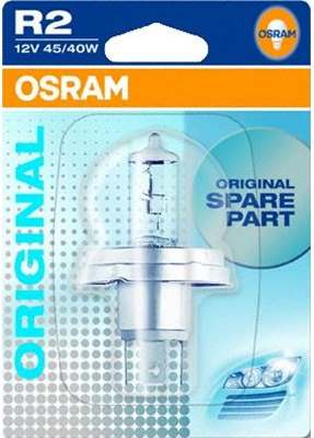 R2 POLTTIMO 12V 45/40W OSRAM ORIGINAL 1KPL - Polttimot ja polttimotarvikkeet - 4050300925400 - 2