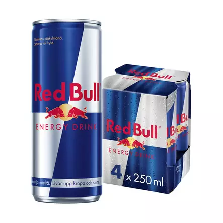 Red Bull Energiajuoma 4x250ml - Energiajuomat - 9002490100490 - 1