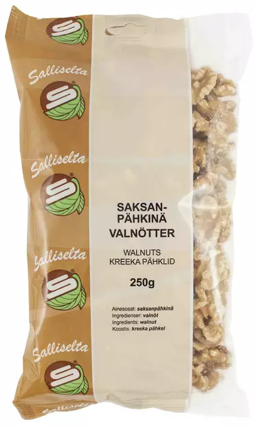 Saksanp=C3=A4hkin=C3=A4 250G Sallinen - Pähkinät ja siemenet - 6436501016990 - 1