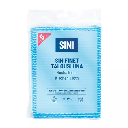 SINIFINET TALOUSLIINA 5KPL - Siivousliinat ja rätit - 6423800035890 - 2