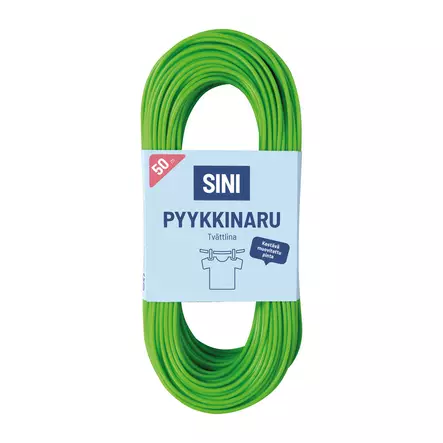 PYYKKINARU 50M SINI - Tuuletus-, kuivaustelineet & pyykkinarut - 7312280014480 - 1