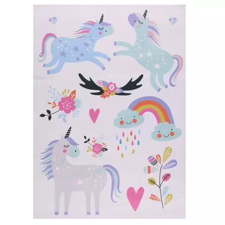 Sisustustarra yksisarvinen 50 x 70 cm - Sisustuskalvot - 6410416469140 - 1