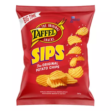 Taffel Chips Poimu 260g - Sipsit ja popcornit - 6410380041670 - 1