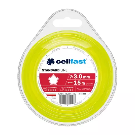 TRIMMERIN SIIMA 3.0MM 15M TÄHTI - Trimmerin siimat - 5901828851100 - 1