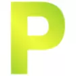 10 x Pisla kirjaintarra p keltainen 8cm - Talonumerot ja -kirjaimet - 6414676009139R10 - 1