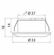 Airam compact mini alasvalosarja led upotettava - Alasvalot - 6435200287700 - 5