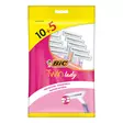BIC 10+5KPL LADY TWIN - Karvahöylät ja vaihtoterät - 3086126609010 - 1