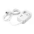 Jatkojohto 1-osainen 1,4m usb a+c - Jatkojohdot, kaapelikelat ja tarvikkeet - 6438140297150 - 1