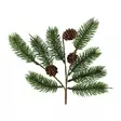 Koristeoksa kävyillä 30 cm - Jouluaskartelu ja joulutarrat - 6412165098480 - 1