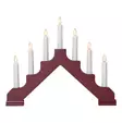 Kynttelikkö punainen 7 x led - Kyntteliköt - 6438168110080 - 1