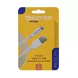 Tekmee latausjohto 2m USB-C-USB - Laturit, kaapelit ja varavirtalähteet - 3661075229320 - 1