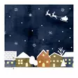 Duni lautasliina Magic Night 24cm - Kahviliinat 24x24 - 7321011994380 - 1