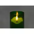 3D LED-pöytäkynttilä 10,5 cm vihreä - LED-kynttilät - 6410416578880 - 2