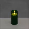3D LED-pöytäkynttilä 10,5 cm vihreä - LED-kynttilät - 6410416578880 - 1