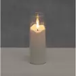 3D LED-pöytäkynttilä 15 cm läpinäkyvä - LED-kynttilät - 6410416578910 - 1