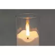 3D LED-pöytäkynttilä 15 cm läpinäkyvä - LED-kynttilät - 6410416578910 - 2