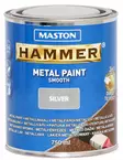 METALLIMAALI HAMMER SILEÄ HOPEA 750ML MASTON - Metallimaalit - 6412490012090 - 1