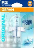 R2 POLTTIMO 12V 45/40W OSRAM ORIGINAL 1KPL - Polttimot ja polttimotarvikkeet - 4050300925400 - 2