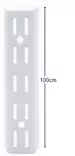 SEINÄKISKO 1000mm VALKOINEN HSS HABO - Seinäkiskot ja kannakkeet - 7317900201530 - 1