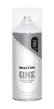 MASTON ONE POHJAMAALI MATTA HARMAA 400ML - Spraymaalit - 6412490023140 - 1