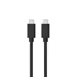 USB C-C KAAPELI 1M SINOX MUSTA - Laturit, kaapelit ja varavirtalähteet - 5706808051460 - 3