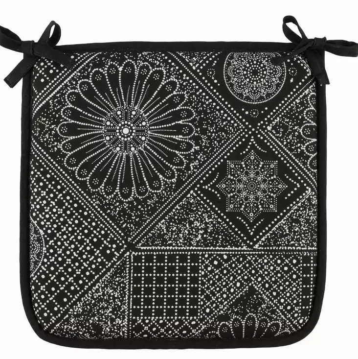 4Living Istuintyyny Chic musta 40x40 cm - Istuintyynyt ja pehmusteet - 6410416148670 - 1