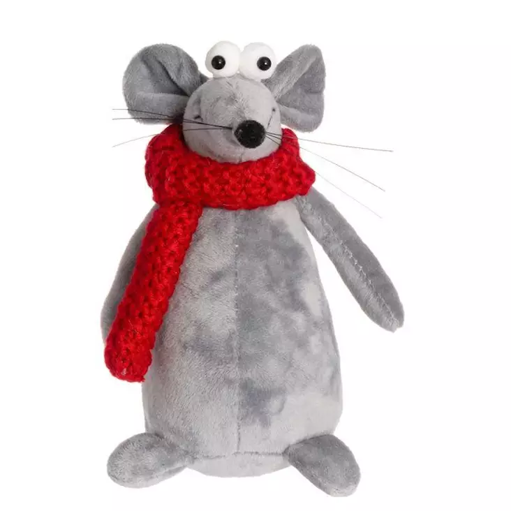Hiiri 19cm harmaa - Jouluhahmot - 6410416378480 - 1