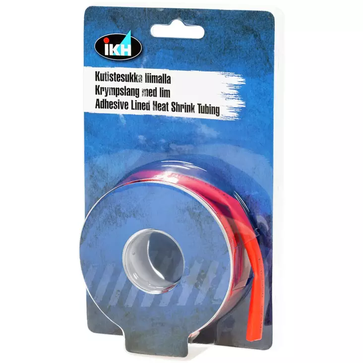 KUTISTESUKKA LIIMALLA  7,9MM 1,22M PUNAI - Korjaamolaitteet ja tarvikkeet - 6418914865570 - 1