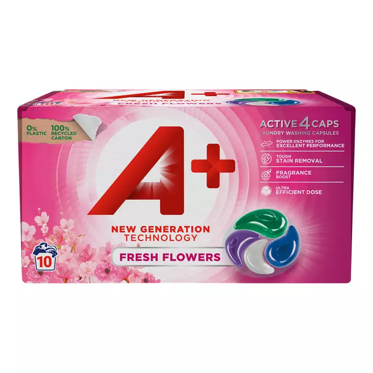 A+ Pyykinpesukapselit 10kpl Active4 - Pyykinpesunesteet - 8435495839880 - 1
