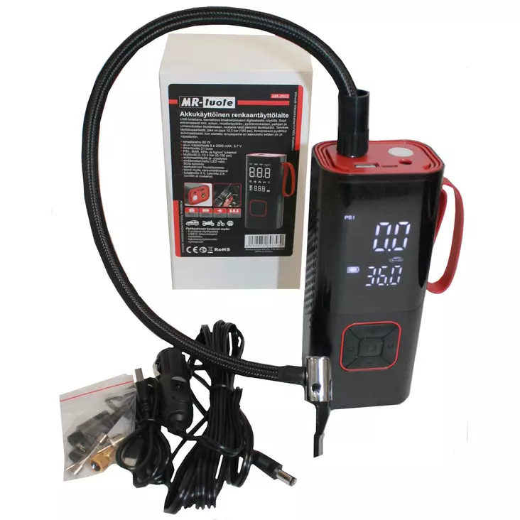Akkukäyttöinen renkaantäyttölaite - Rengastarvikkeet - 6430074696580 - 1
